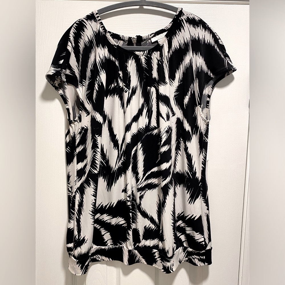 Worthington short sleeve blouse Large